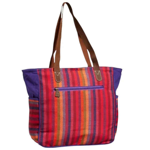 Laurel Burch Elena Shoulder Tote Bag Purple - Image 2