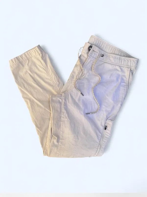 Vuori Women’s Ripstop Pants Milkweed Casual Relax Outdoor Summer Nautical Size M - Image 3