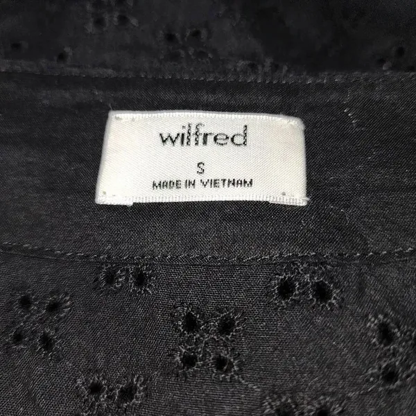 Wilfred‎ Aritzia Womens Black V Neck Misha Dress Small - Image 4