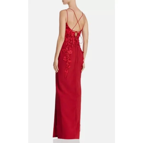 Bariano Floral Applique Gown‎ Size Small NWOT - Image 3
