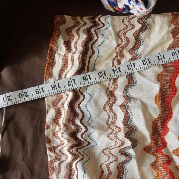 Unique spectrum Blouse Kimono Sleeve Side Tie Boho Southwestern Tribal Sz Large - Image 11