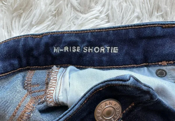 American Eagle High Rise Denim Shorts Size 0 - Image 4