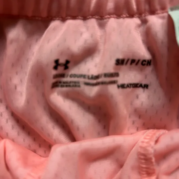 Under Armour White and Pink Women's Shorts - Image 3
