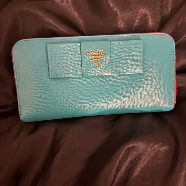Vintage prada clutch wallet blue - Image 7