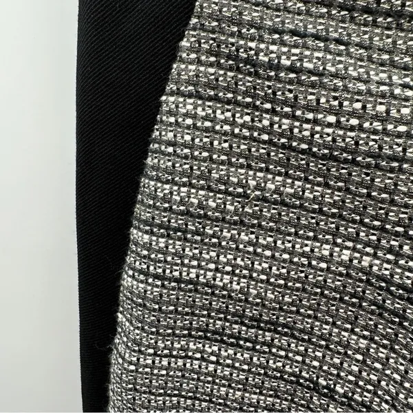 Anthropologie Moulinette Soeurs Grisaille‎ Shimmery Tweed Hourglass Dress Sz 6 - Image 9