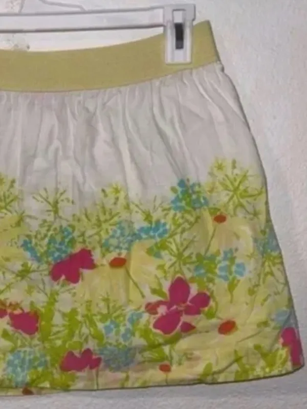 Lily Pulitzer Whitley Skirt in Blue Eyed Girl Border - Image 2
