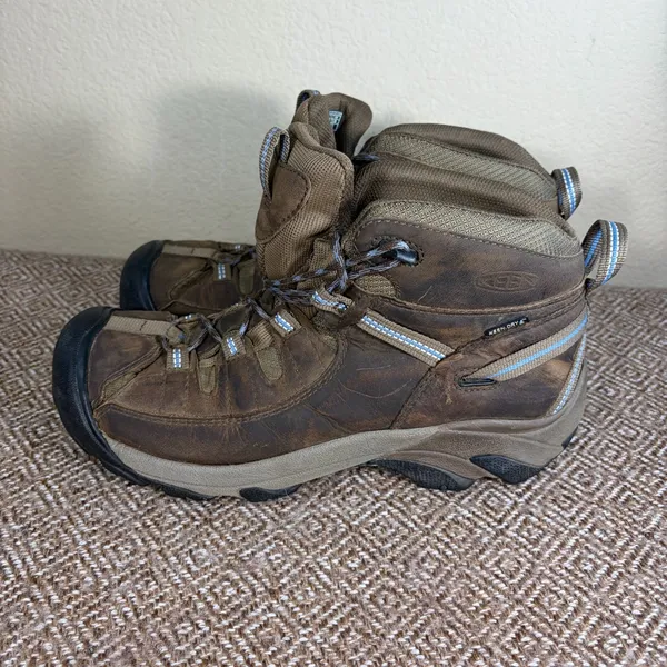 Keen Dry Targhee II Brown Nubuck Waterproof Womens Hiking Boots Sz 11 Outdoor - Image 3