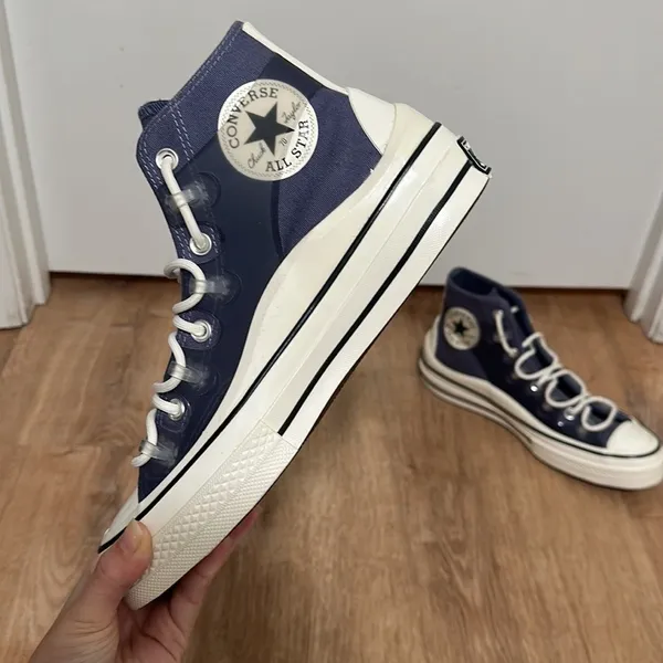 CONVERSE‎ | Chuck Taylor 70 Utility Obsidian Egret Blue High Top Sneakers, 7 - Image 7