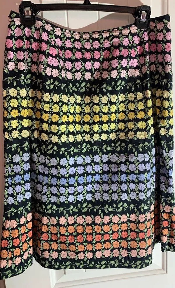 New Harold Women Aline Floral Skirt Sz10 - Image 2