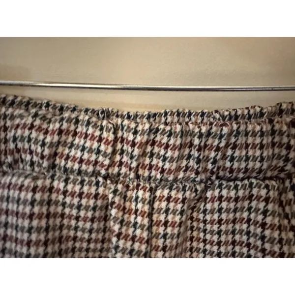 Kirious Los Angeles Ruffle Edge Plaid Shorts Women's Sz XS - Image 3