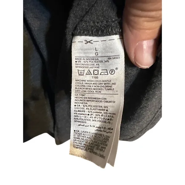 Old Navy Gray Dress Sz‎ L - Image 4