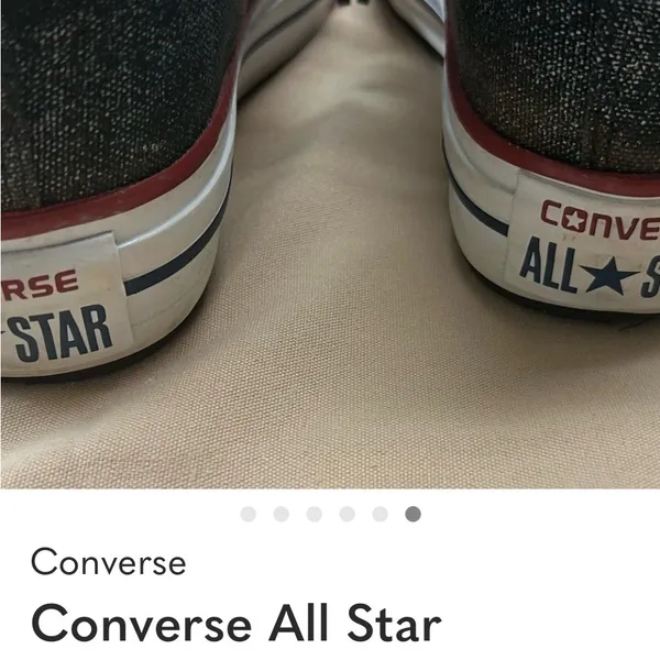 Converse All Star women’s Sneakers in Black and Red 7 - Image 6