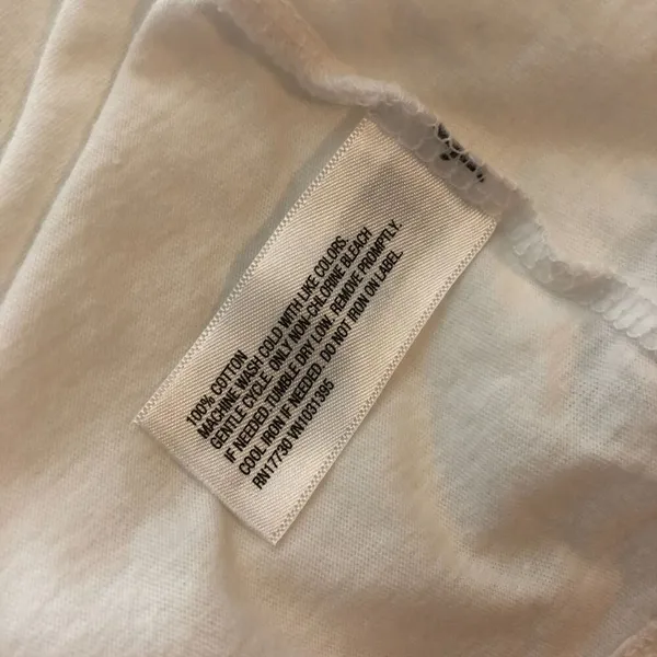 Universal Threads Womens Basic T Shirt Top Short Sleeve White L - Image 5