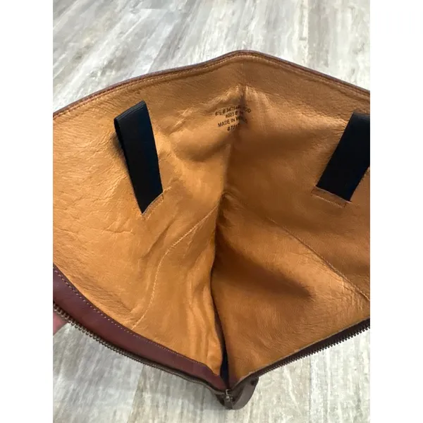 Frye Melissa Back Zip Redwood Leather Riding Boots Women's 8.5 - Image 10