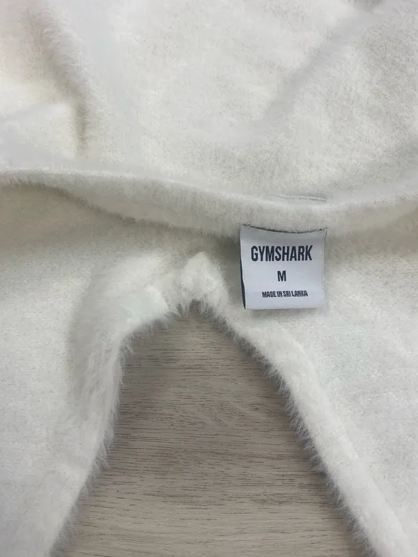 Gymshark Whitney Simmons collection White Halter Crop Top - Image 3