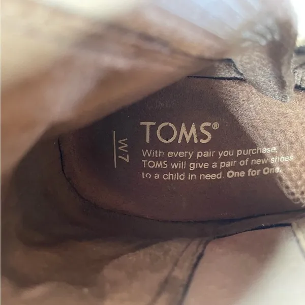 Toms Womens‎ Majorca Peep Toe Ankle Booties Size 7 - Image 8