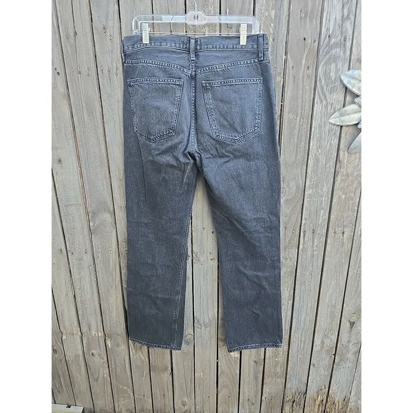 AGOLDE Lana Jean Women’s Size 30 Black Straight Leg Button Fly - Image 5