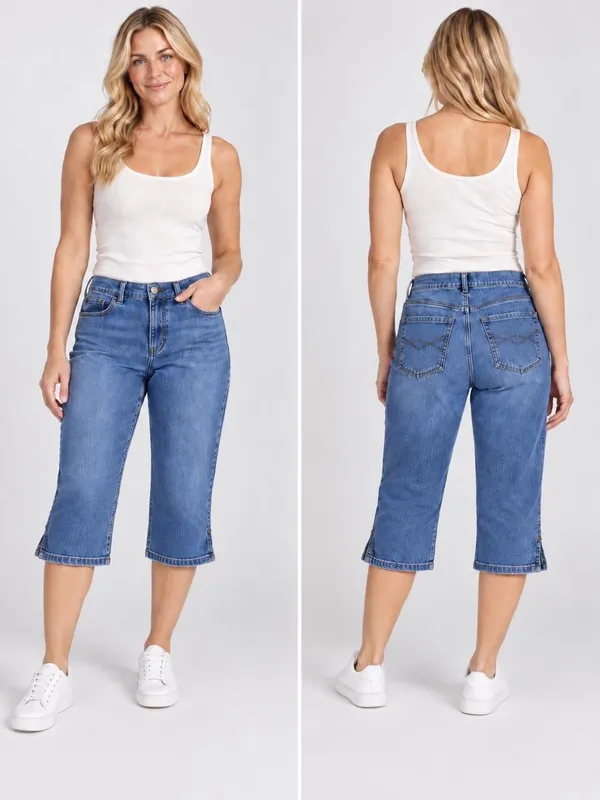 Sonoma Life + Style Denim Capris Size 8 - Image 5