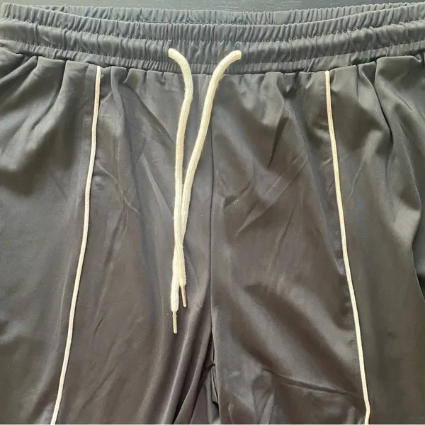 Daisy Street Wide-Leg‎ Track Pant Low Rise Style With Relaxed Loose Slit Leg - Image 6