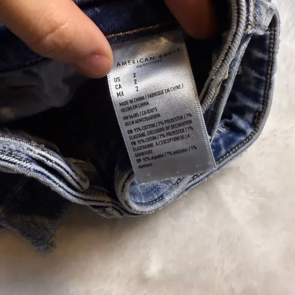 American eagle hi rise daisy shortie shorts 2 - Image 3