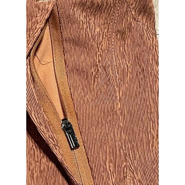 Athleta $78 Echo Textured Shorts Sz 16 rich terracotta orange rust - Image 5
