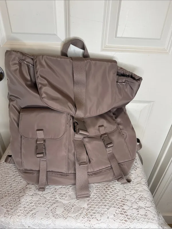 Victoria Secret Pin gray grey full size cargo backpack - Image 2