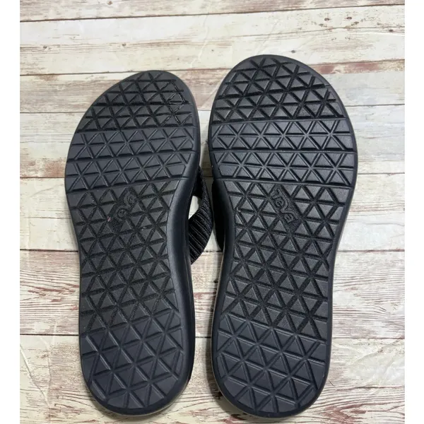Teva Voya Flip Flop Sandals Black Women's Size 5 Cushion Comfort Thongs NWOT - Image 6