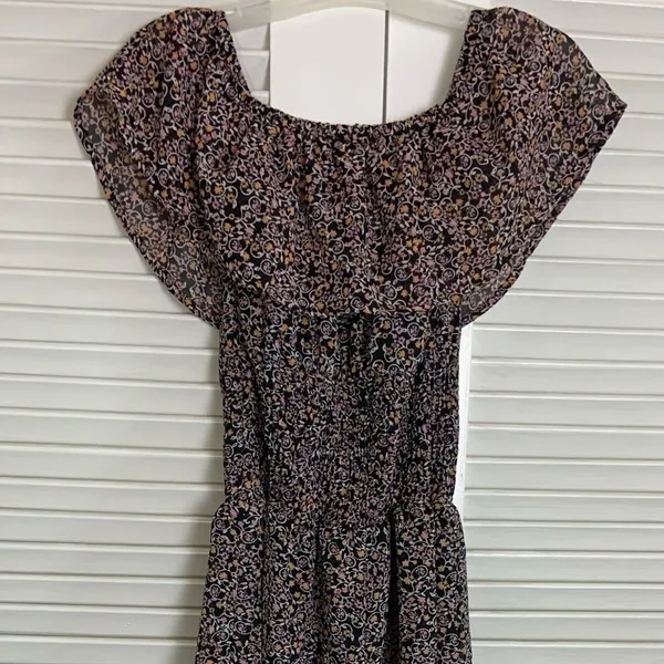 Live 4 Truth Floral off the shoulder peasant dress - Image 4