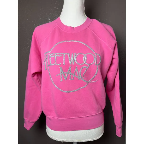 Fleetwood Mac Ralgan Pink & Silver Crew DAYDREAMER Small NWT $138 retail - Image 4