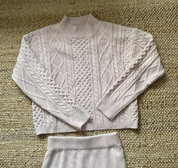 SheIn Sweater and Skirt Set - Image 2