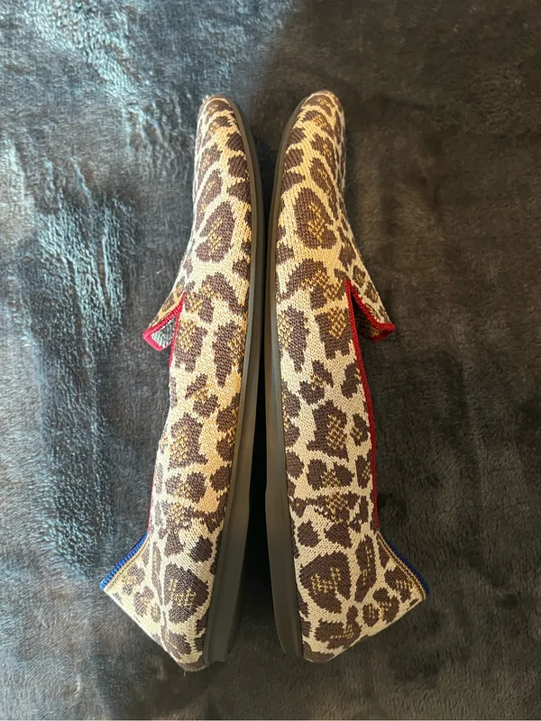 Rothy’s The Loafer Mocha Spot Leopard 8.5 Retired - Image 5