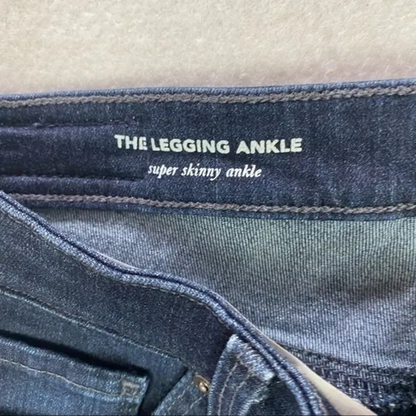AG The Legging Ankle Stretch Dark‎ Wash Denim Super Skinny Jean - Image 6