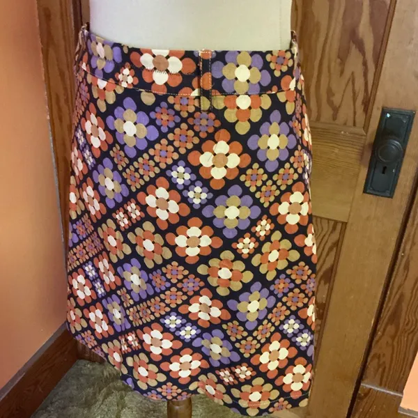 Princess Highway Floral Mini Skirt Size 10 Retro Mod 70s Style - Image 6