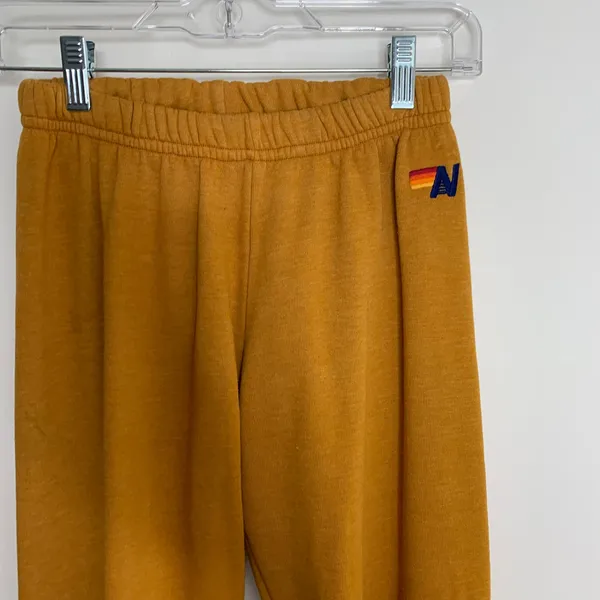 Aviator Nation Faded Golden Ombre Joggers Womens X-Small - Image 10