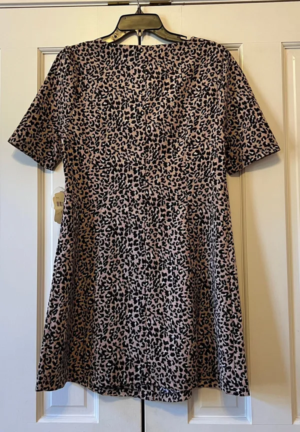 NWT Altar’d State Rosalyn Animal Print Button Front Dress - Image 2