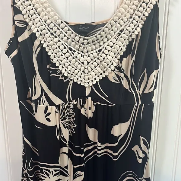 Soma intimates floral v-neck maxi dress - Image 3