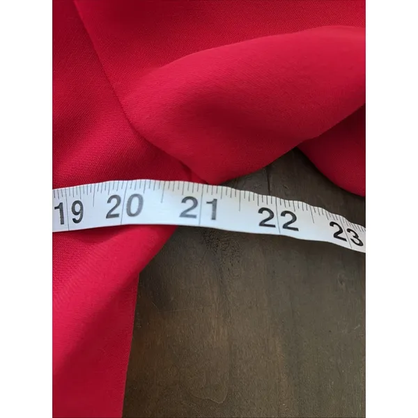Elizeh Lily & Taylor Red Double Breasted Coat Dress Womens Size 12 Vintage - Image 6