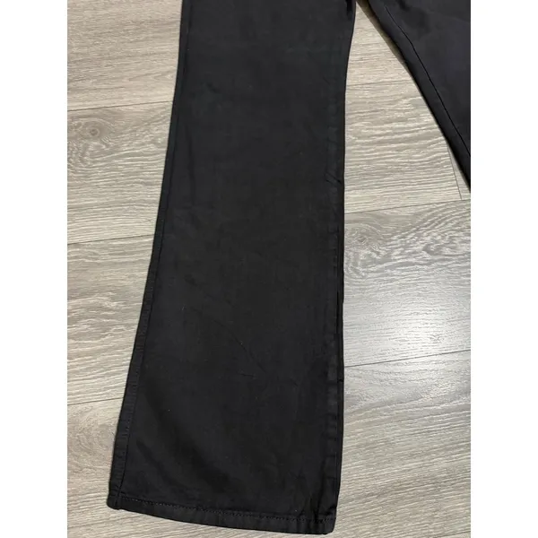 New J Galt Brandy Melville M Black Skinny Combat Pants Low Rise‎ Cargo Punk Y2K - Image 14