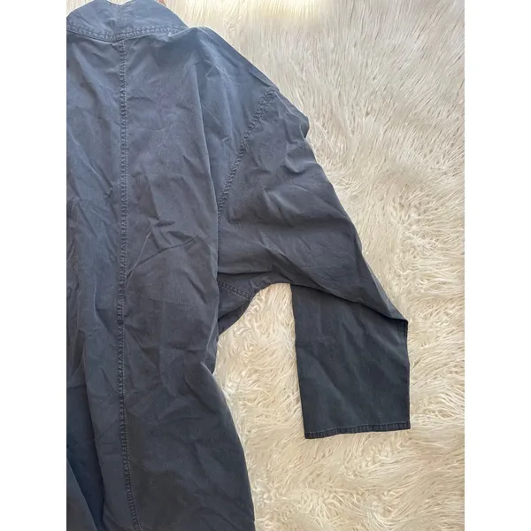 Skims Woven Lounge Long Robe Ash Size Small - Image 11