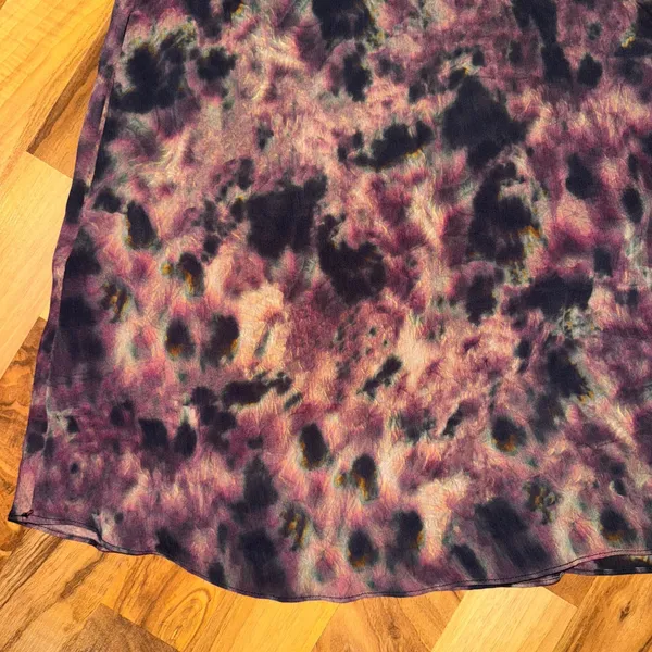 Amanda Uprichard Purple Tie Dye Sleeveless Mock Neck Mini Dress wedding‎ holiday - Image 2