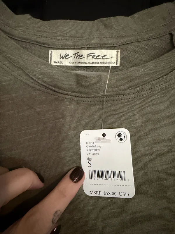 NWT We the free long sleeve - Image 2