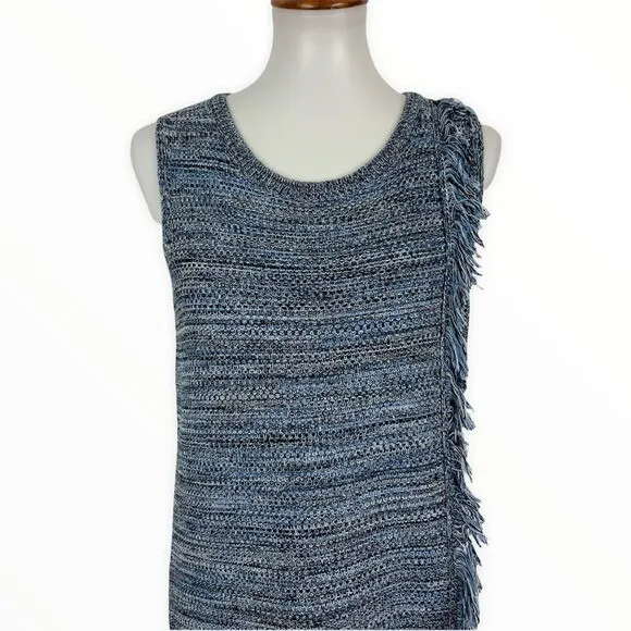 Anthropologie‎ Holding Horses Knit Dress Small Blue Sleeveless Midi - Image 2