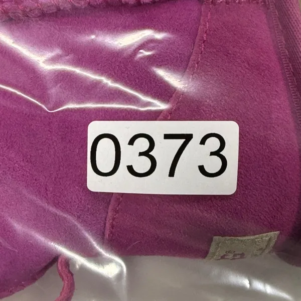 UGG Mini Boots Suede Leather Sheepskin‎ Lined SugarPlum Women's Size 6 - Image 9