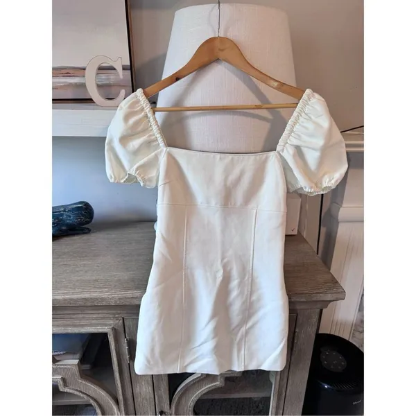 Cinq à Sept Havana Puff-Sleeve‎ Mini Dress Size 0 - Image 4