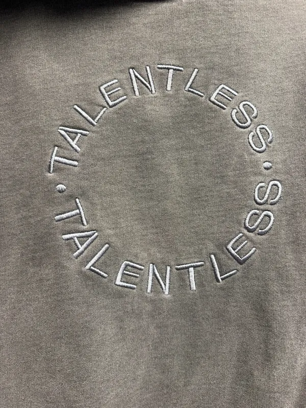 Talentless Sweatshirt Hoodie Circle Logo - Image 3