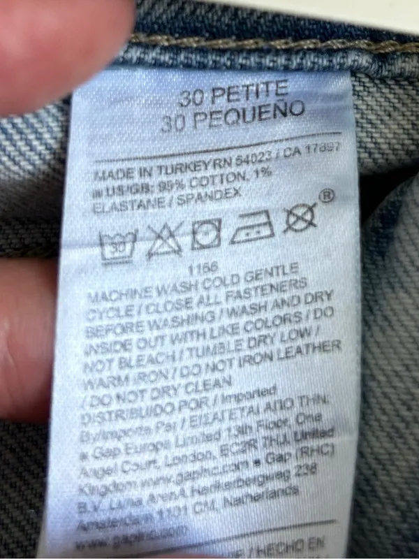 NWT Banana Republic Light Blue Mid Rise 90s Relaxed Straight Jeans Denim Casual - Image 3