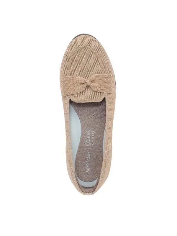 NWT Lifestride Kandi Loafer Slip-On Knit Flats J8289F1 Sand Castle Brown 6.5M - Image 3