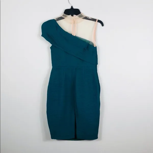 Aijek Toga Dress Green Revolve - Image 6