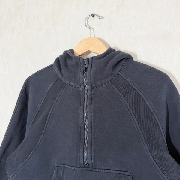 Lululemon Women’s Scuba Oversized 1/2 Zip Sweatshirt Hoodie Pullover Black M/L - Image 5
