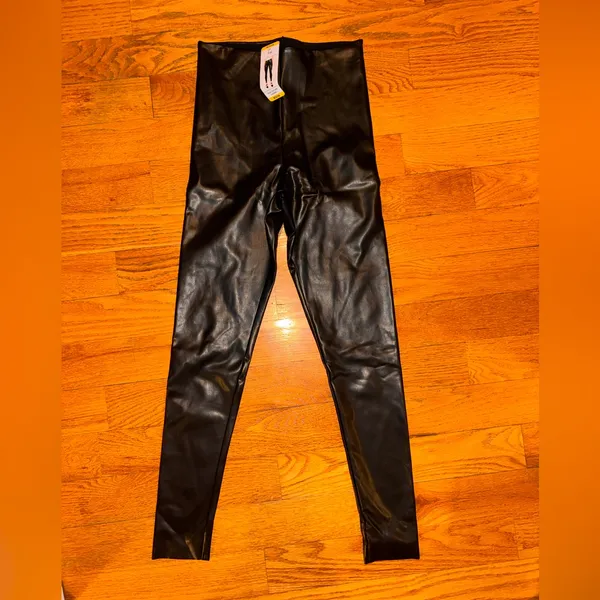 ⭐️Joie Black Faux Leather Leggings - Image 2